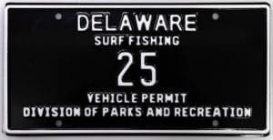 Delaware low-digit surf tag