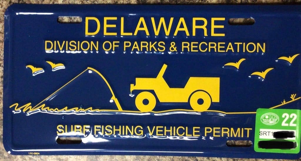 Delaware's surf-fishing permit was a hot ticket during our cold winter.