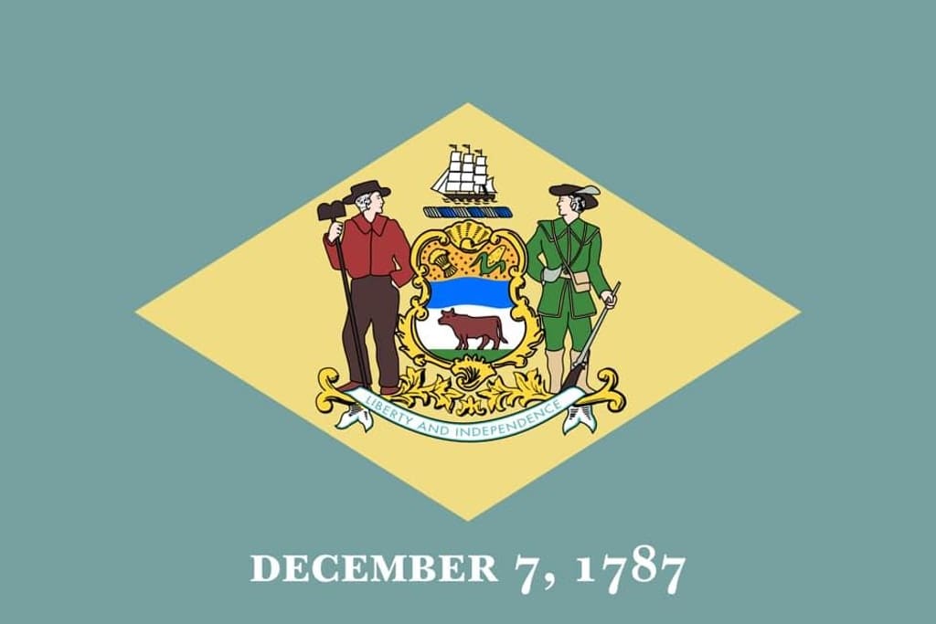 Delaware flag 1