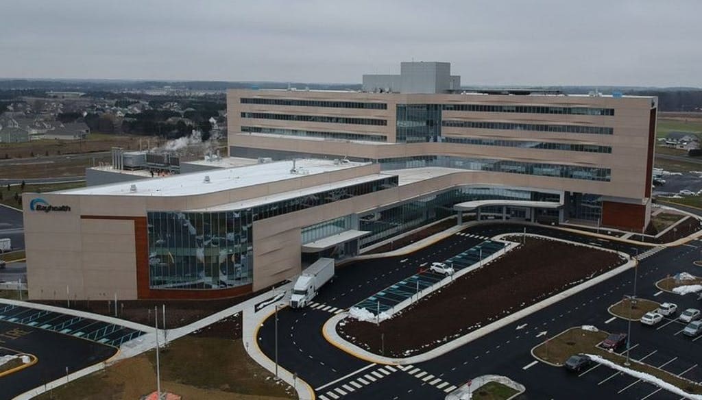 Sussex County hospitals such as Bayhealth in Milford are at their 'high water' marks for COVID patients.