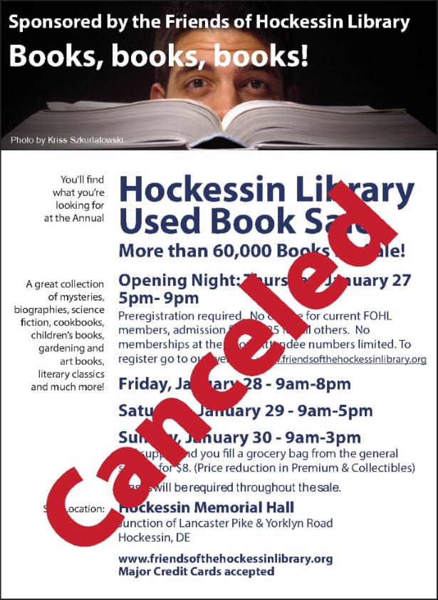 Friends of the Hockessin Library book sale