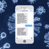 DPH will text you if you test positive for COVID-19