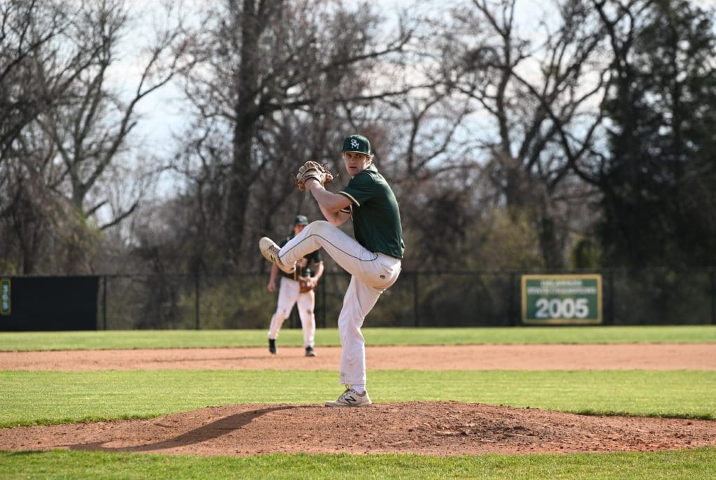 Jack Burns from Saint Marks throws a pitch in a win over St Elizabeths 1024x687 1