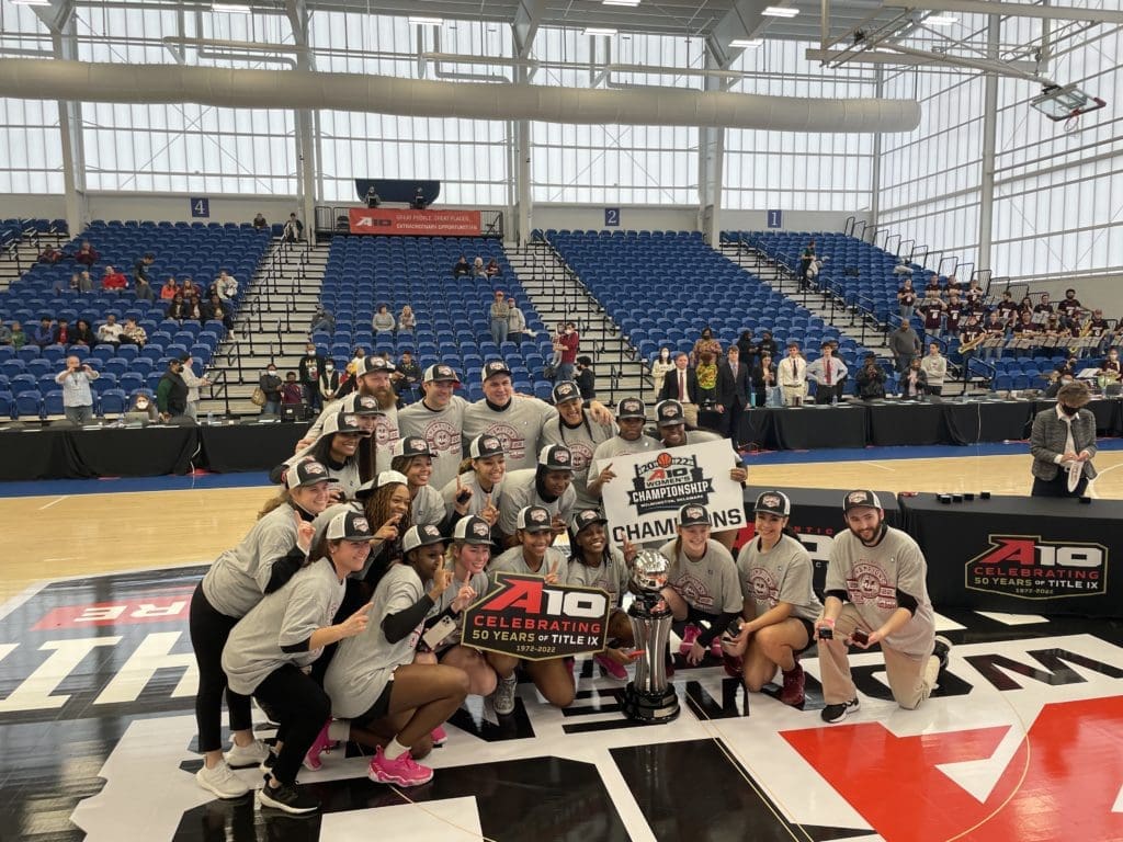 Local women’s basketball standouts win college championships in front of home crowd