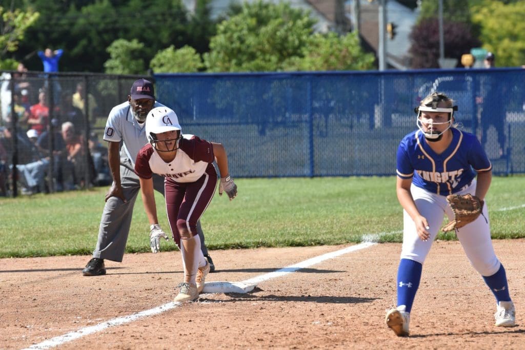 Caravel vs Sussex Central softball state championship