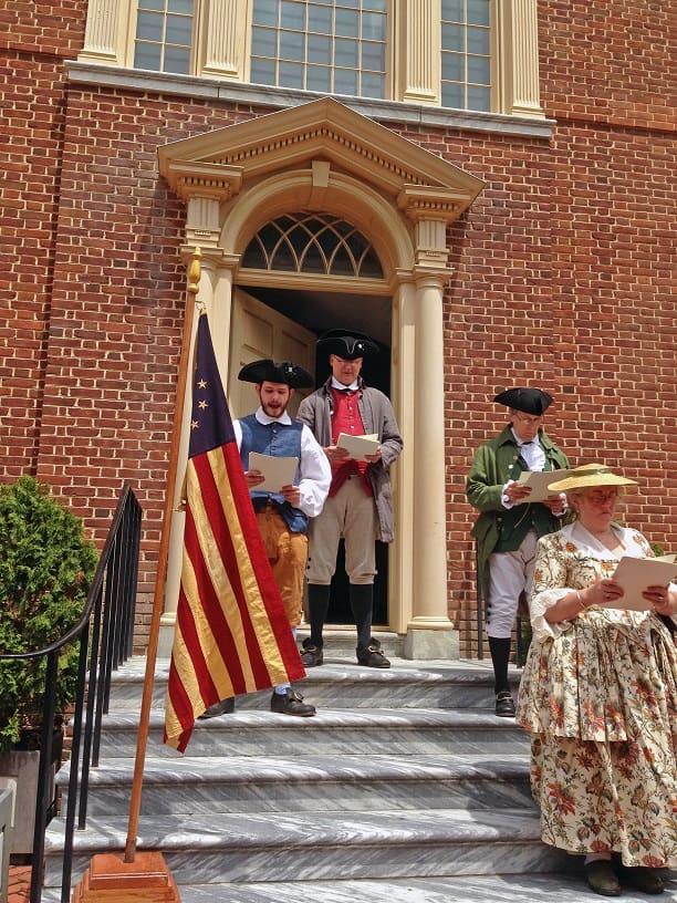 Reading of the Declaration of Independence