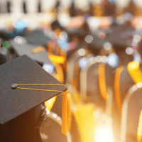 Here are the graduation rates for each district, charter