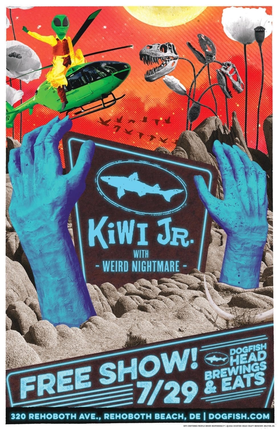 Kiwi Jr. Gig Poster 1