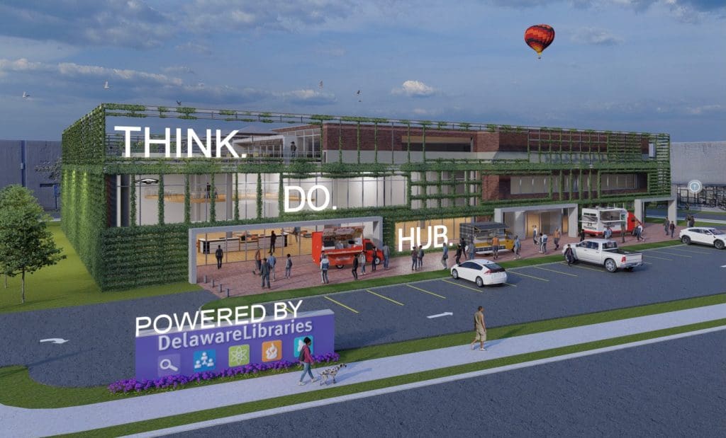 Wilmington North Branch Library Think. Do. Hub.