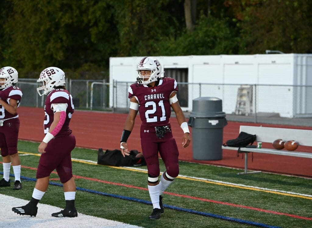 Craig Miller from Caravel Football ran for 2224 yards and 3 touchdowns Photo courtesy of Nick Halliday