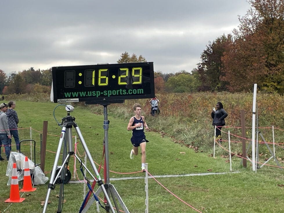 Ethan Walther DMA led three of his teammates to the finish line photo courtesy of Glenn Frazer copy