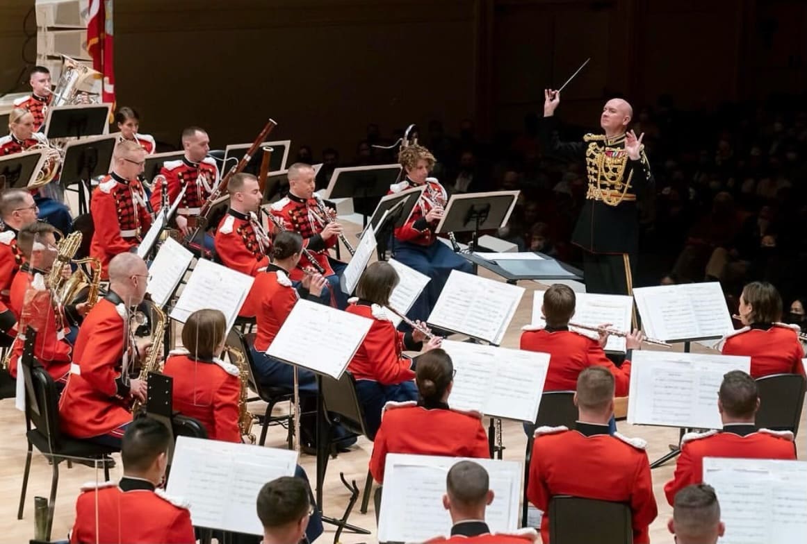 The U.S. Marine Band performs at Carnegie Hall in New York City, Oct. 11 (photo courtesy of Col. Jason K. Fettig.)