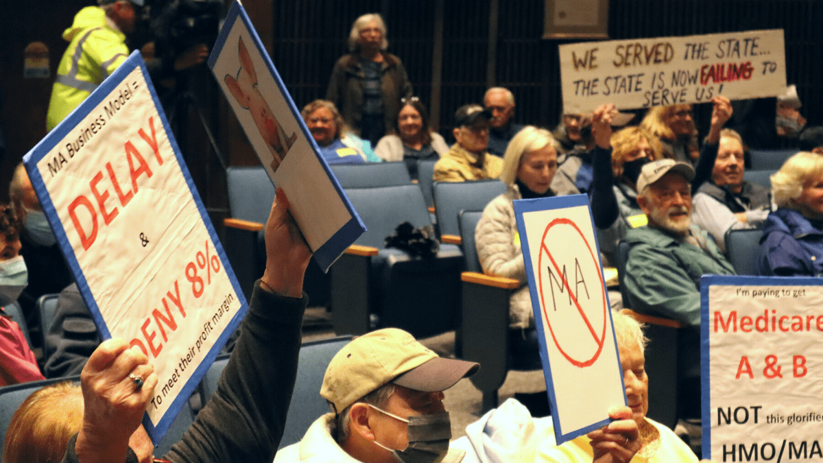 Delaware State Retirees Protest Medicare Advantage Plan