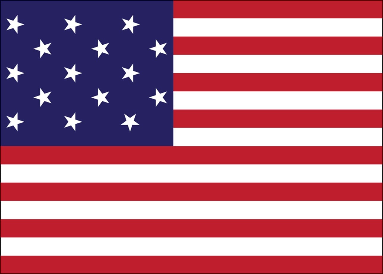 War of 1812 era flag