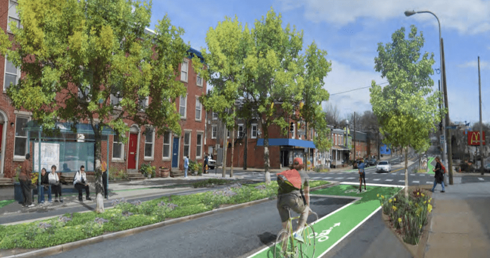 What Fourth Street in Wilmington might look like, in the Wilmington Initiatives plan.