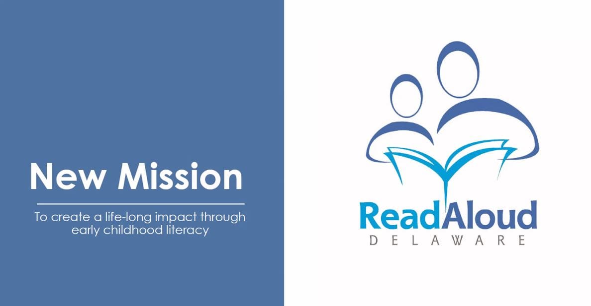 Read Aloud Delaware has updated its logo along with its 5-year strategic plan
