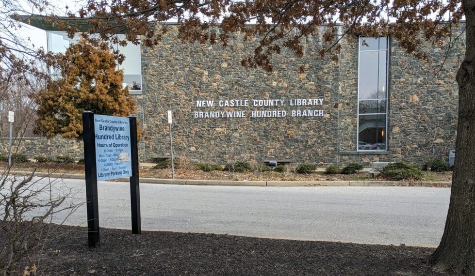 A library branch is named after its prominent Brandywine Hundred location. (Ken Mammarella photo)