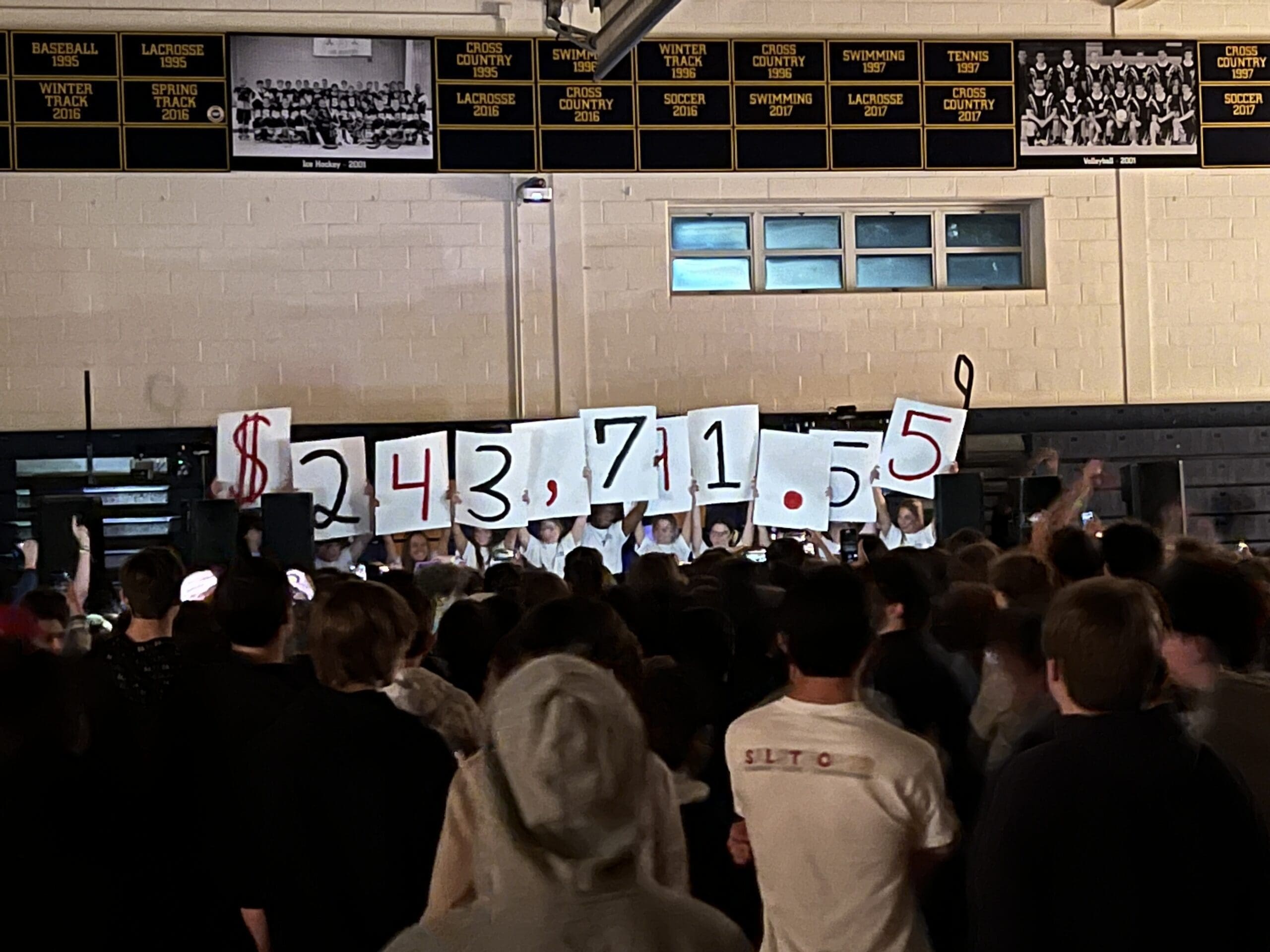 The final fundraising tally for this year's SALSTHON.