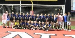 Middletown Cavaliers girls soccer team earned the 2023 division I state championship photo by Jason Winchell