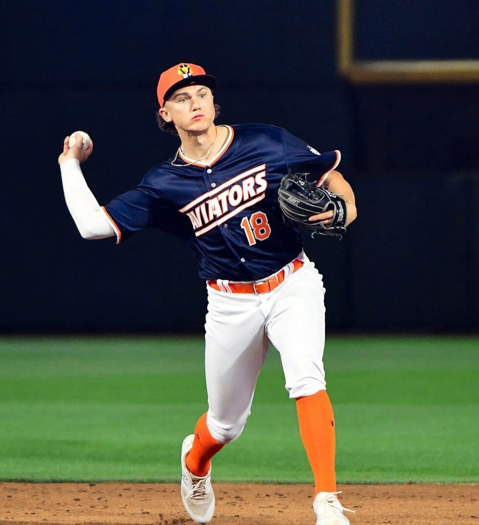 Zack Gelof from Cape Henlopen High School now a baseball player for the Oakland As Triple A affilate Las Vegas Aviators Photo courtesy of Las Vegas Aviaitors