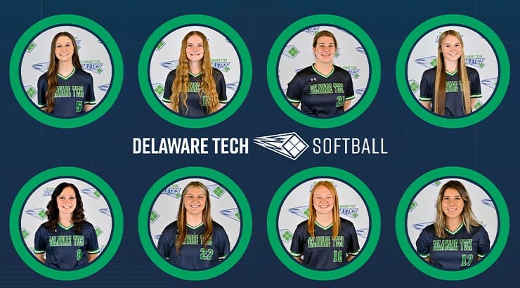 Featured image for “8 DelTech softball players earn all-region honors”