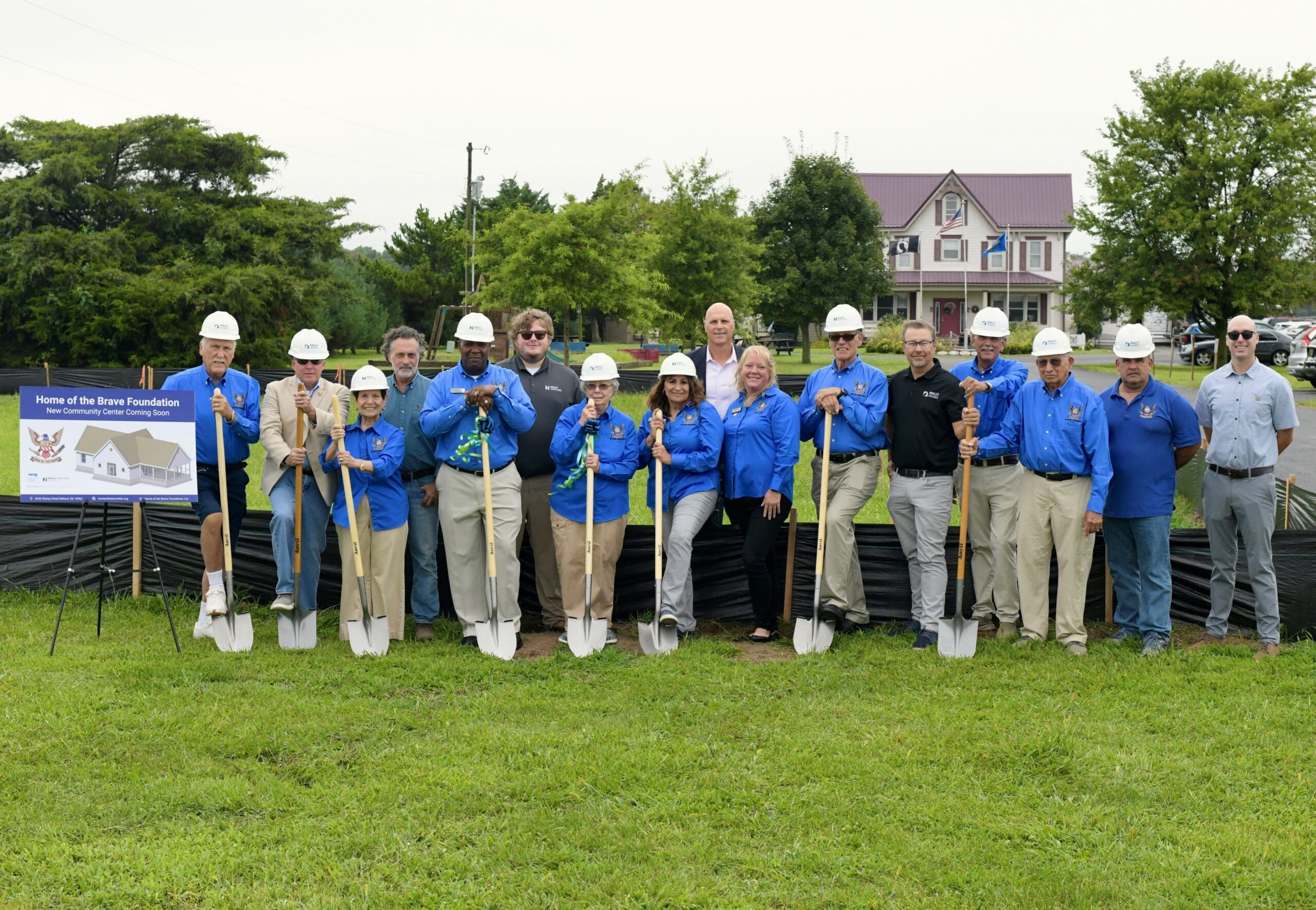 Featured image for “Home of the Brave breaks ground on vet center”