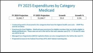 Medicaid DEFAC State taxes budget