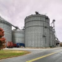 grain silo Mountaire Farms Nagel