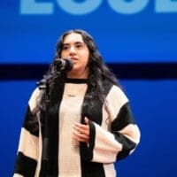 Maiss Hussein took home the Poetry Out Loud crown in 2023 and 2024.
