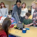 A team of four girls from Brandywine High won a national competition for their specially-designed games meant for students, and adults, with disabilities. (All photos courtesy of Brandywine School District)