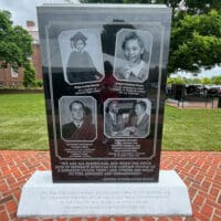 A new memorial honoring Delaware's impact in the desegregation of schools and the Brown v. Board case was unveiled in Dover Thursday.