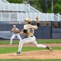 Hunter DiCarlantonio only allowed 2 hits in seven innings to earn the win over St Georges. Photo by Nick Halliday 1