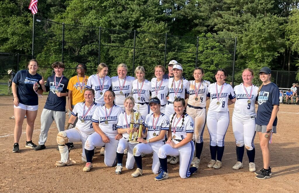 Lake Forest won the Henlopen Conference softball championship with a win over Sussex Central. Photo courtesy of Shannon Timmons