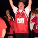 A special olympics athlete celebrates after getting his medal. Photo courtesy of Special Olympics Delaware 1