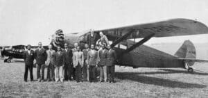 A circa 1939 photo of State College for Colored Students who were part of the then-program of the federal government to train Black pilots.
