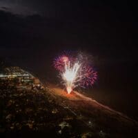 Fireworks over Rehoboth Beach in 2023. Carl Wilson Jr. photo, courtesy of Rehoboth Beach.