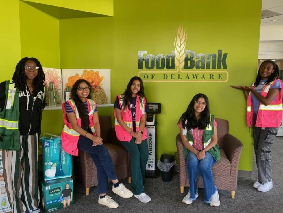 This year's Delaware Bank of America Student Leaders will participate in a volunteer program at the Food Bank of Delaware.
