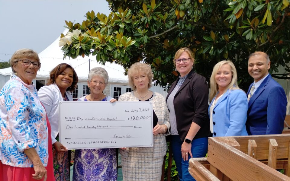 Health 17 Featured image for “Union Hospital Auxiliary donates $120K for Behavioral Health Unit”